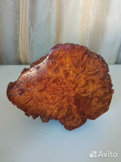 Ваза из капа оригинальная. Подсвечник