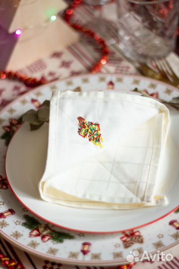 Салфетки сервировочные новогодние