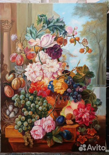 Картина маслом. Голландский натюрморт