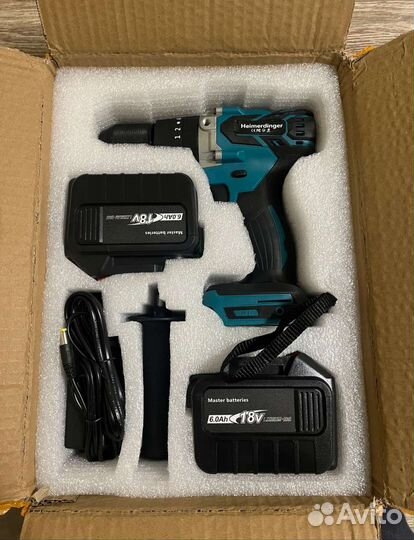 Шуруповёрт для ледобура Heimerdinger 18v 6Ah 2акб