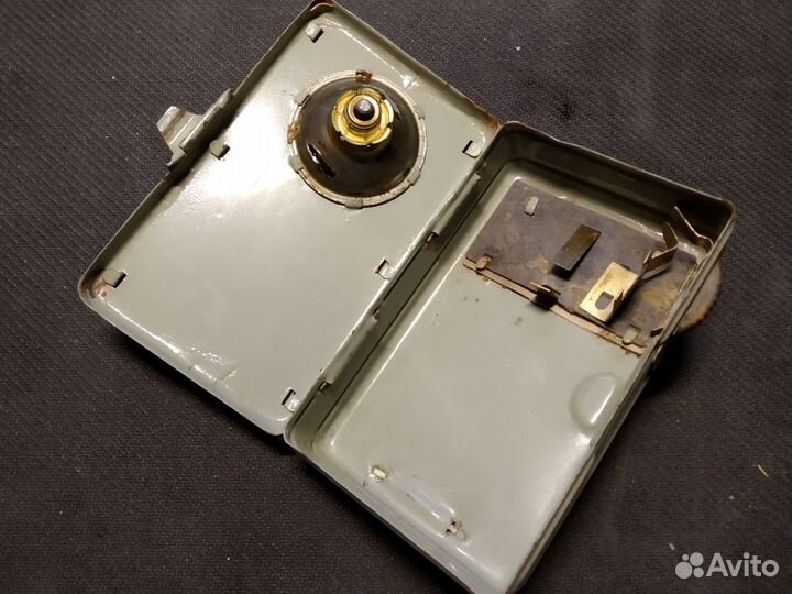 Немецкий палаточный фонарь с тремя светофильтрами