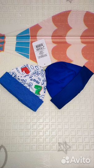 Шапки летние для малышей (можно для двойни)