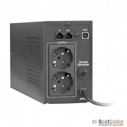Ибп Exegate BNB-850.LED.AVR.euro.RJ.USB 850VA/480W