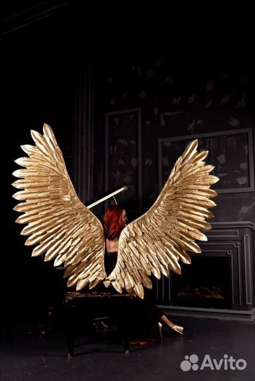 Крылья ангела золотые. Крылья для фотосессии