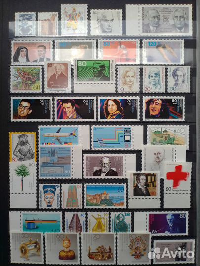 Марки ** фрг Германия годовой набор 1987 1988 1989