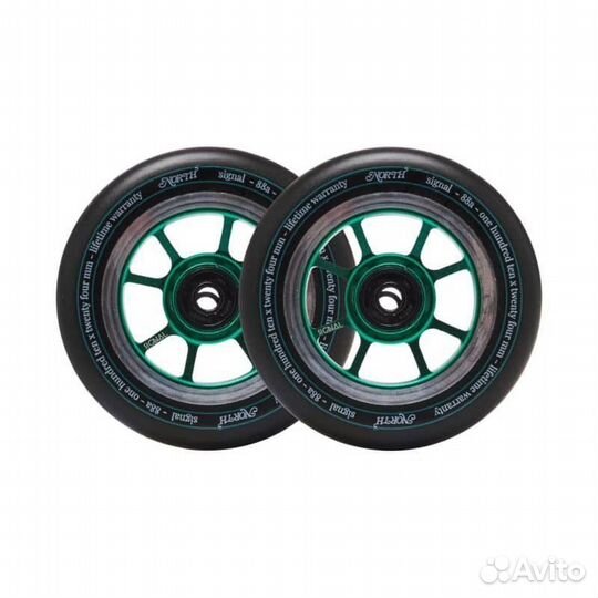 Колеса для самоката North Signal Pro s 24, Emerald