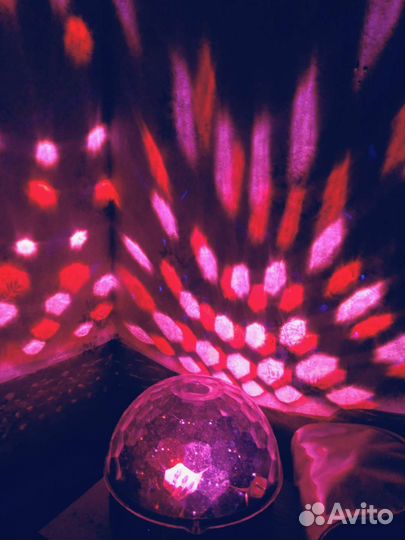 Диско шар светодиодный. Новый