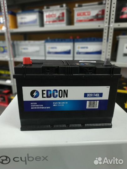 Аккумулятор 91Ah Edcon (Varta) 740A D31R прямой