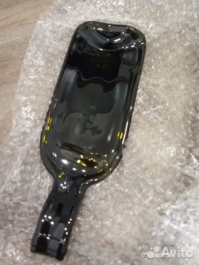 Тарелка сервировочная из стеклянной бутылки