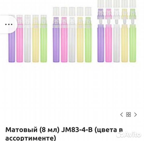 Пустые флаконы для духов