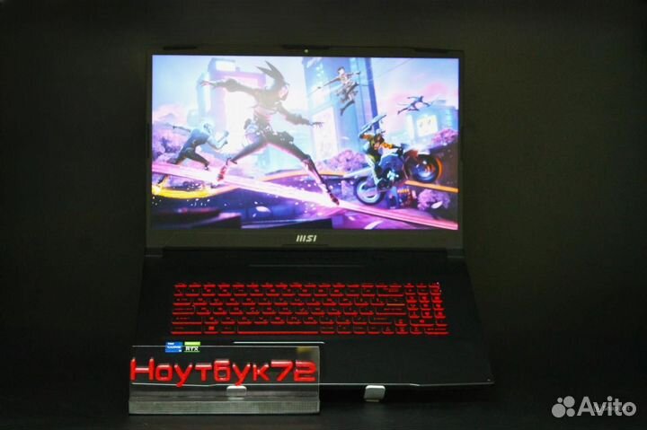 Мощный игровой ноутбук MSI/ 17,3/RTX/RAM16GB