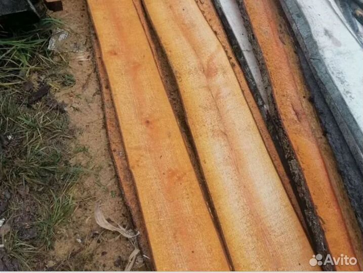 Доска для бани необрезная Ольха (черная)