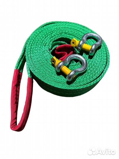 Трос 14тн 5м буксировочный две скобы