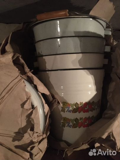 Ведро эмалированное СССР