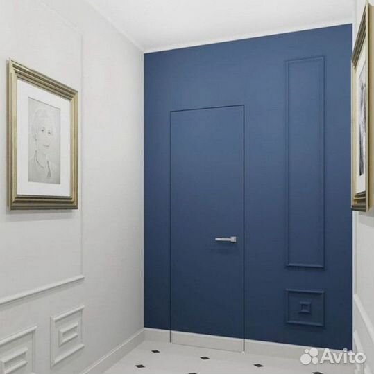 Скрытые двери под отделку