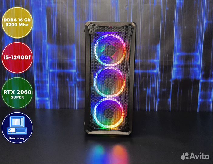 Игровой пк новый i5-RTX2060SUP-16DDR4-VRY24197-H610