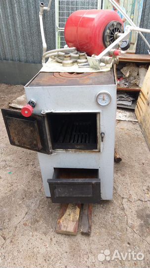 Котел (печь) отопительный бу 