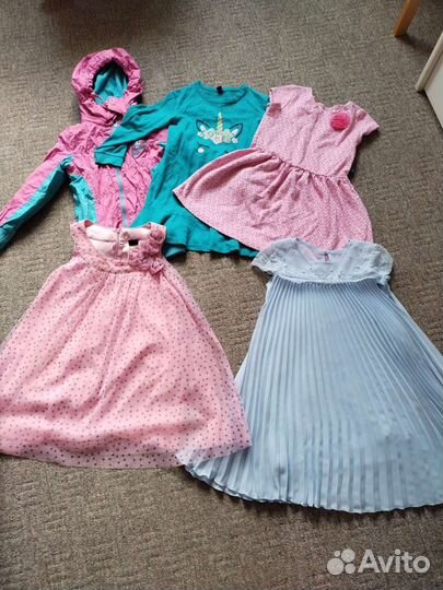 Пакет вещей на девочку 110-116р