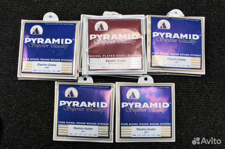 Сбалансированные струны для электрогитары Pyramid