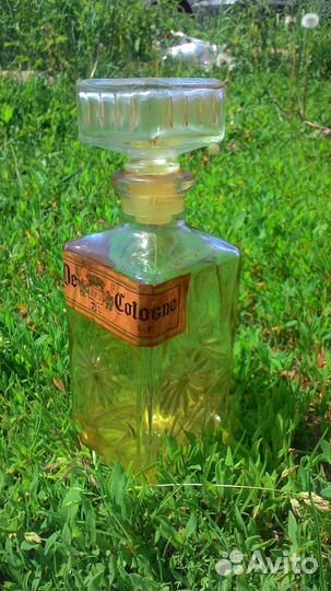 Одеколон в хрустальном флаконе 1986 г