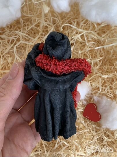 Авторская елочная игрушка из ваты ручной работы