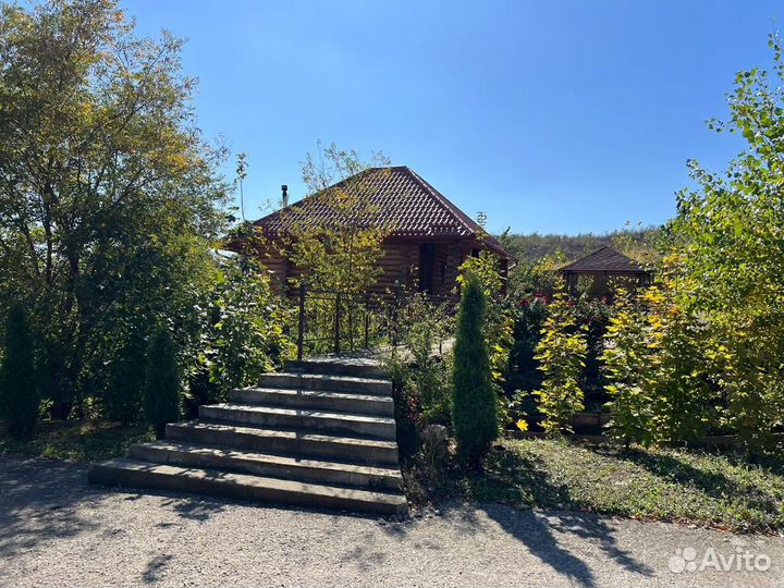 Баня на дровах с бассейном