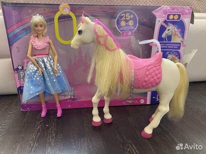 Барби и лошадь интерактивная