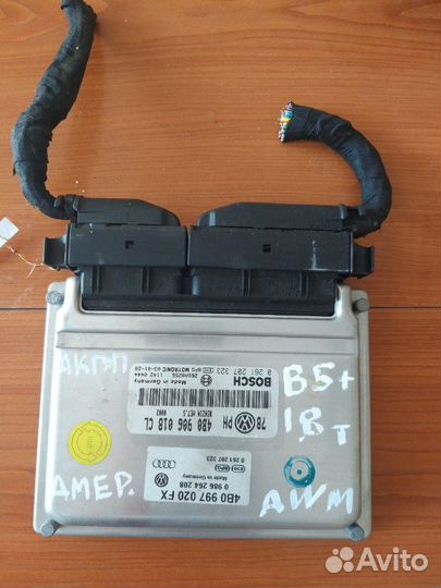 Блок управления двигателем эбу Пассат В5+