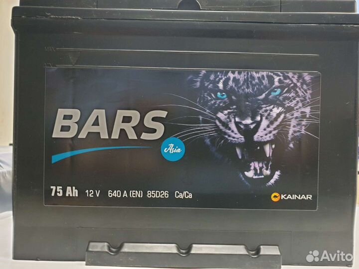 Аккумулятор Bars 75Ah 85D26L