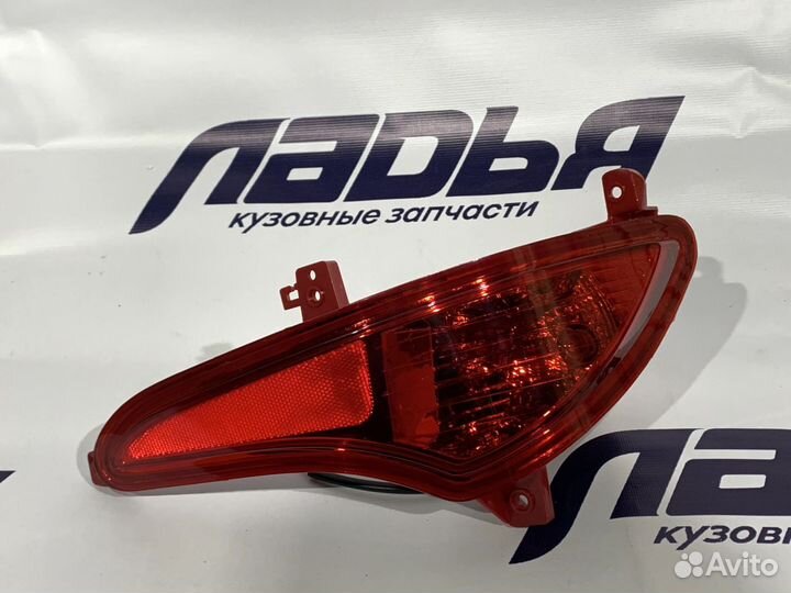 Катафот заднего бампера Hyundai Solaris(14-17) пра