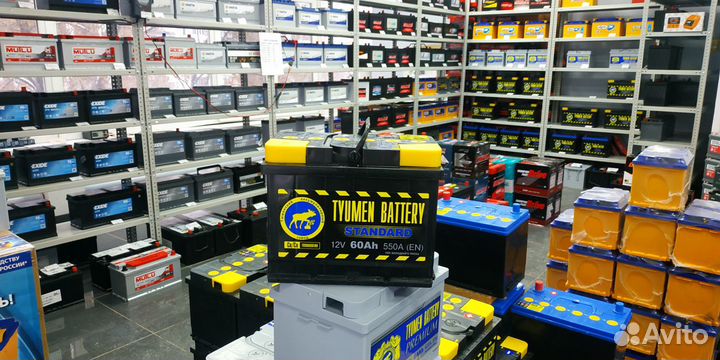 Аккумулятор Тюмень 60Ач свежий прямой полярности с