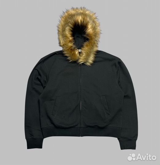 Зип худи с мехом Jaded London