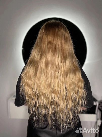 Наращивание волос модель