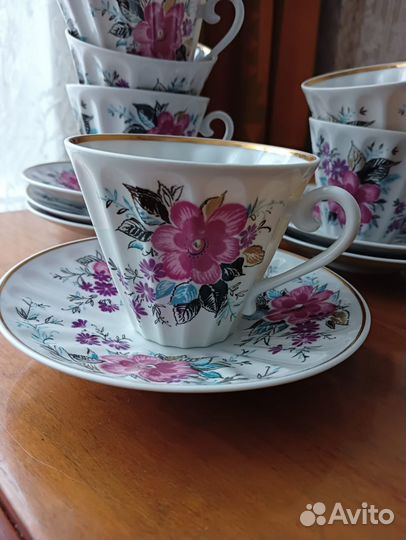 Чайный и кофейный сервизы СССР