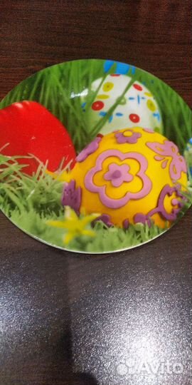 Тарелка пасхальная 3 шт