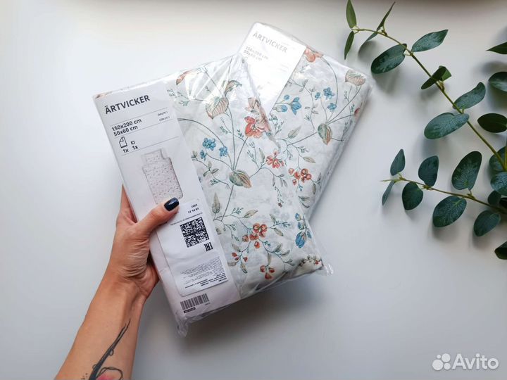 Постельное белье IKEA новое эртвиккер