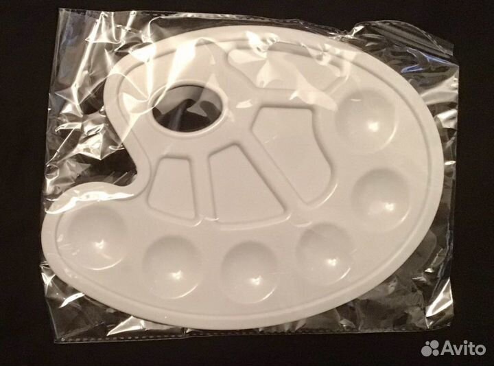 Краски акриловые + палитра+ кисти