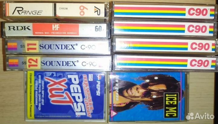 Музыка 90-х на фирменных кассетах