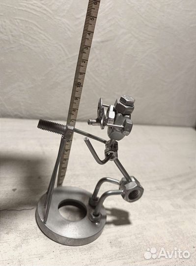 Статуэтка железная фотограф