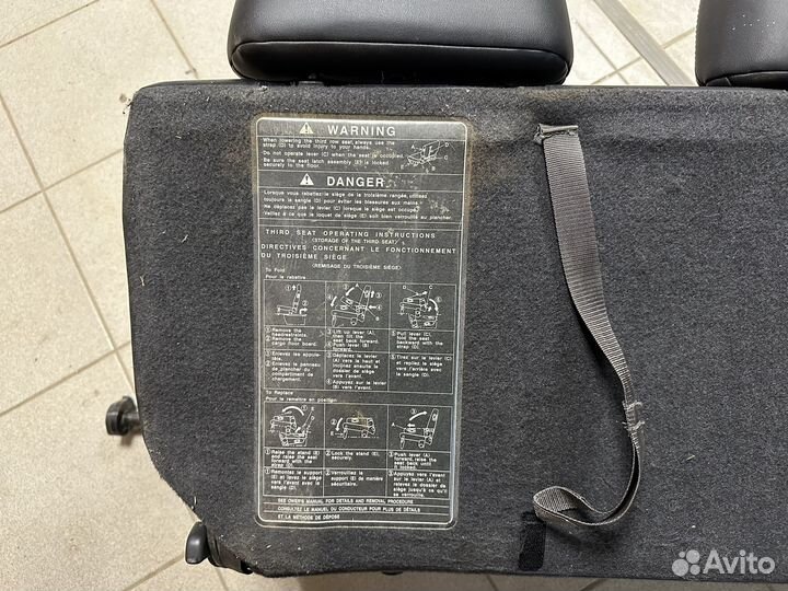 Третий ряд сидений mitsubishi montero