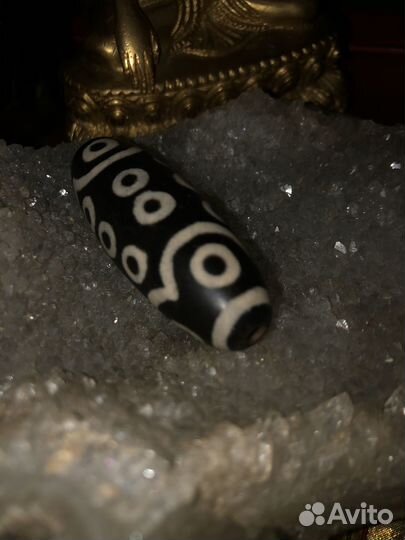 Бусина дзи 21 глаз старая