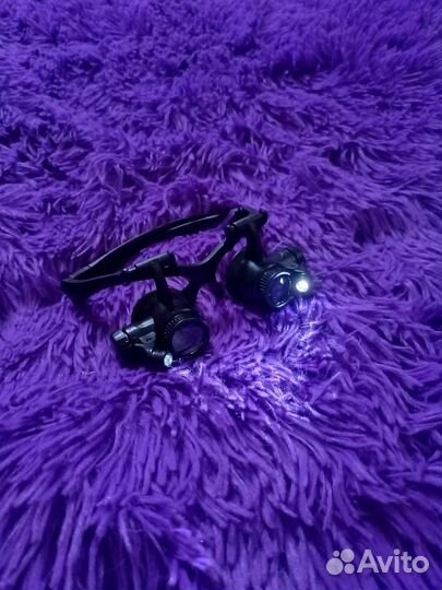 Очки лупа с подсветкой