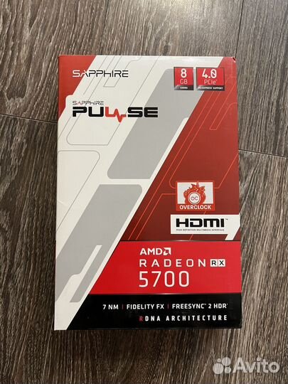 Видеокарта rx 5700 sapphire pulse