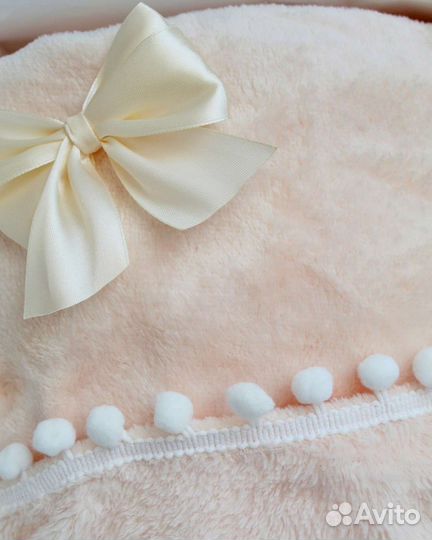 Плед детский новый 85 на 100 см, велсофт