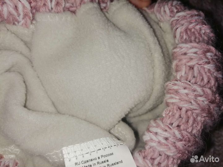 Комплект шапка и шарф