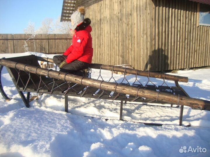 Сани конные, для лошади, розвальни