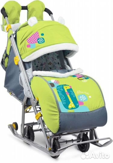 Детские санки коляска
