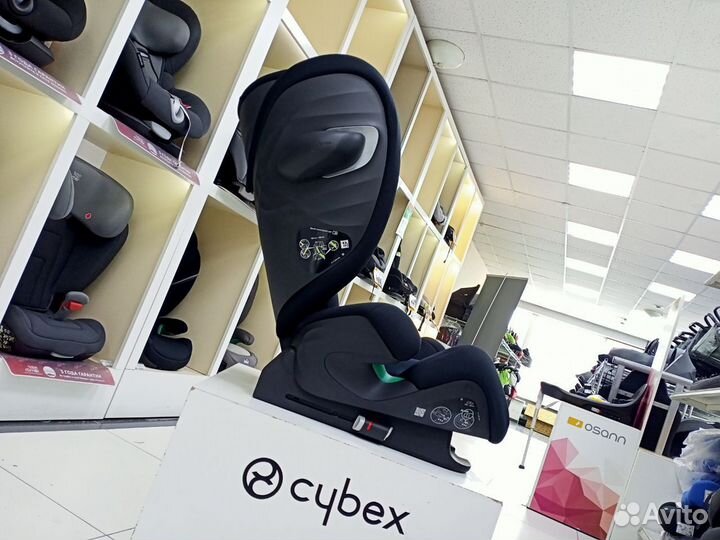 Автокресло 3-12лет Cybex Solution G i-Fix Black
