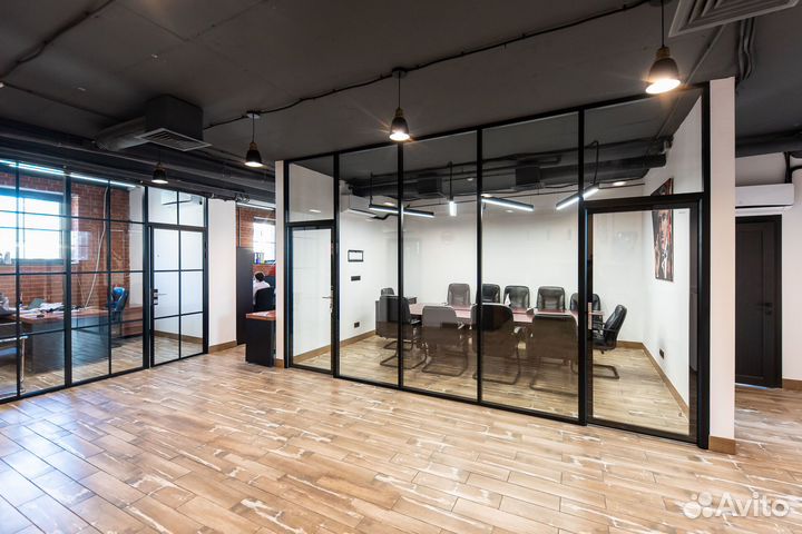 Офисные перегородки из стекла