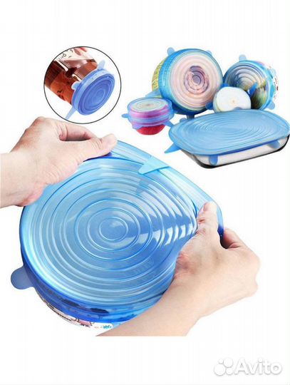 Силиконовые крышки для посуды